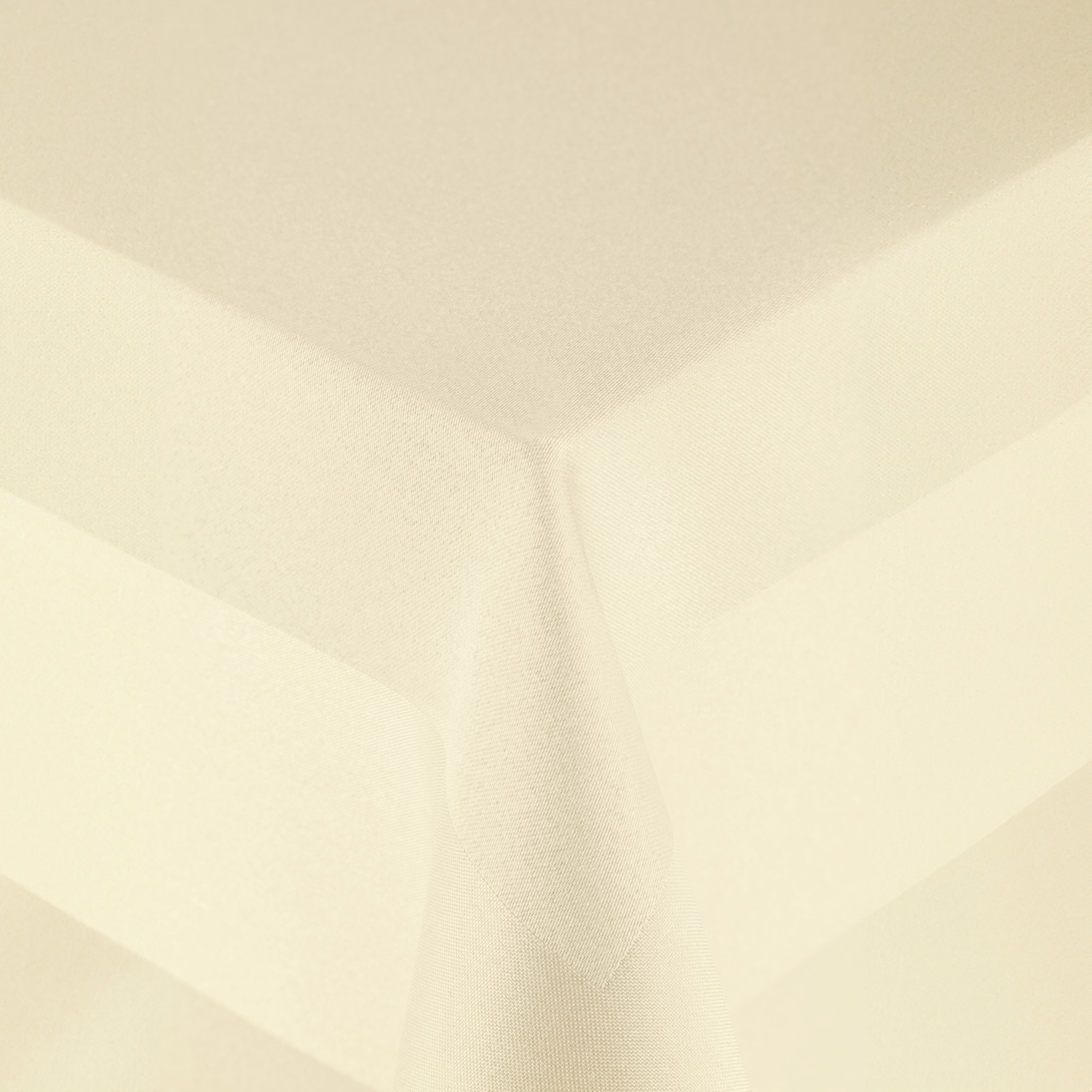 Скатерть PULSIVA Flair, 100 x 100 см, 100% полиэстер, атласный дизайн, износостойкая и легкая в уходе ткань, OEKO-TEX Standard 100, цвет бежевый шампань