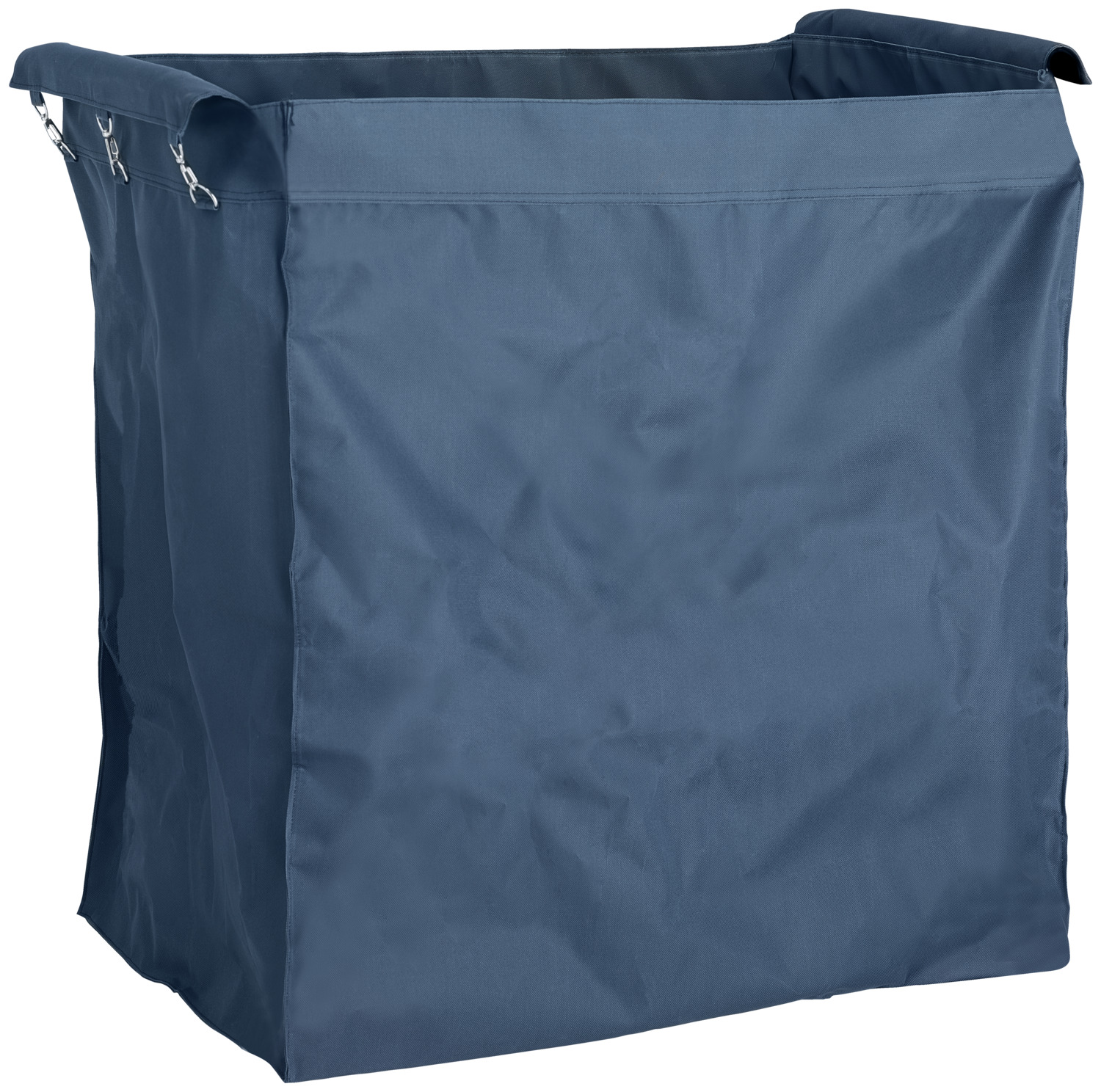 PULSIVA LUSINI Solutions GmbH Hotel laundry bag Aberdare Hotel Wäschesack Aberdare Hotel laundry bag Aberdare; 72x50x78 cm (LxWxH); blue Hotel Wäschesack Aberdare; 72x50x78 cm (LxBxH); blau Waterproof Oxford fabric. Laundry bag cannot be washed in washing machine, only hand wash possible. Passender Wäschesack aus wasserdichtem Baumwoll-Oxford-Gewebe. Ersatz-Wäschesack für Wäschewagen Aberdare. Wäschesack nicht in Waschmaschine waschbar, nur Handwäsche möglich.