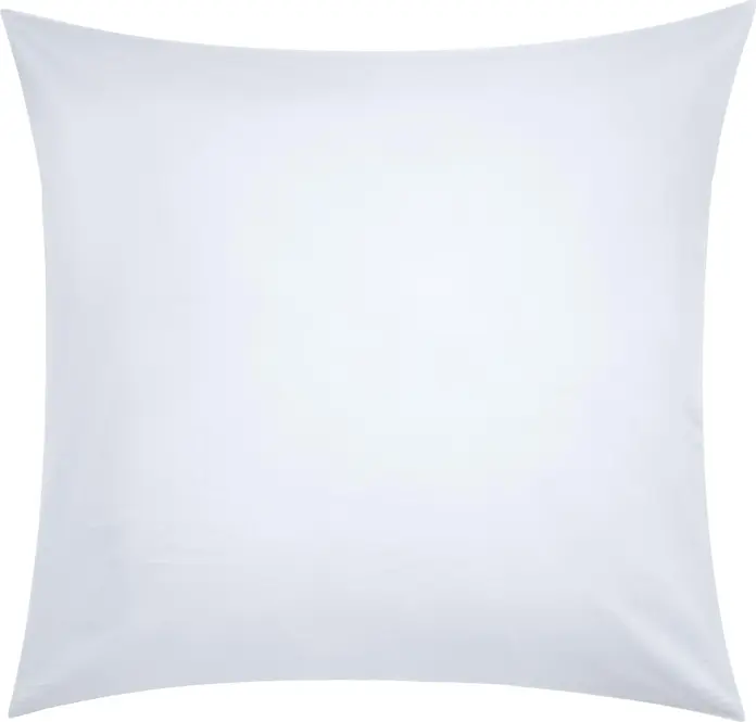 Erwin M. Lusini Scalea Pillowcase, 100% Cotton Fine Satin, 300 TC, 40x40 cm, White, Hotel Side Fastening, OEKO-TEX Standard 100