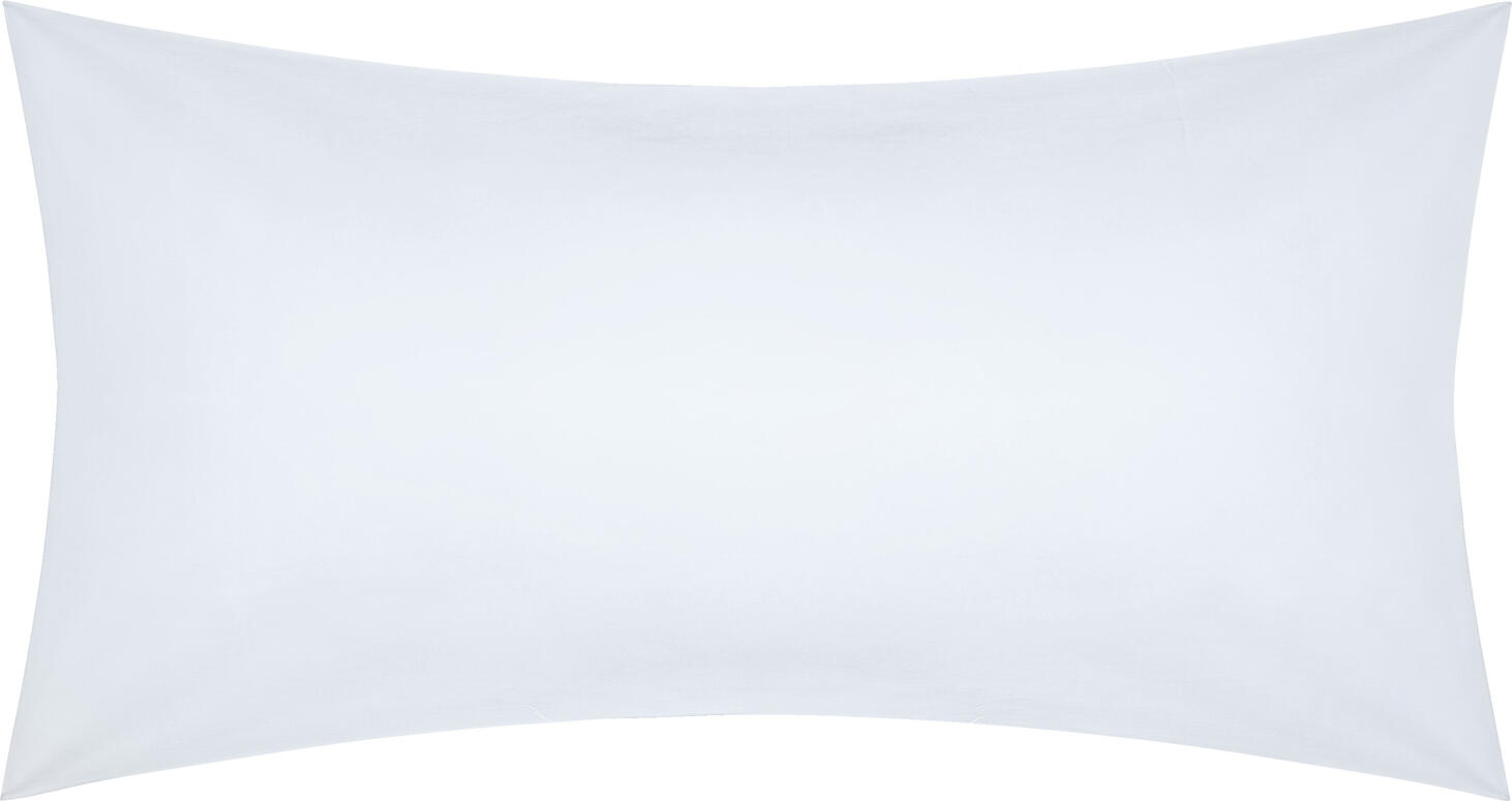 ERWIN M. LUSINI Solutions GmbH Pillow cover Scalea Kissenbezug Scalea Pillow cover Scalea; 65x100 cm (LxW); white Kissenbezug Scalea; 65x100 cm (LxB); weiß ##Pillowcase Scalea - Fine satin quality for maximum comfort The Scalea pillowcase is ideal for upscale hotel use. Made from 100% cotton in a fine satin weave, it impresses with its velvety soft surface and elegant lustre. The high thread density of 300 TC ensures a robust, durable fabric that retains its softness and elegance even after many washes. The side hotel fastening makes it easy to cover and ensures a perfect fit. Personalisation possible through embroidery. * Satin pillowcase made from 100% cotton * Weight approx. 115 g/m² - breathable and pleasant on the skin * Thread density (thread count): 300 threads per inch * Fine-threaded satin for a sophisticated lustre and elegant look * Hardwearing, durable and easy to care for in daily use * With hotel fastening and bow dart (for sizes 70x90 cm and 80x80 cm) * High-quality workmanship for maximum sleeping comfort Info: The product reaches its final size after three washes, as the fibres still contract during the first wash (shrinkage). ##Kissenbezug Scalea – Edle Satinqualität für höchsten Komfort Der Kissenbezug Scalea ist ideal für den gehobenen Hotelgebrauch. Gefertigt aus 100 % Baumwolle in feiner Satin-Webung, überzeugt er durch eine samtweiche Oberfläche und einen edlen Glanz. Die hohe Fadendichte von 300 TC sorgt für ein robustes, langlebiges Gewebe, das auch nach vielen Wäschen seine Weichheit und Eleganz bewahrt. Der seitliche Hotelverschluss ermöglicht ein unkompliziertes Beziehen und eine perfekte Passform. Personalisierung durch Einstickung möglich. * Satin-Kissenbezug aus 100 % Baumwolle * Gewicht ca. 115 g/m² – atmungsaktiv und angenehm auf der Haut * Fadendichte (Thread Count): 300 Fäden je Inch * Feinfädiger Satin für edlen Glanz und elegante Optik * Strapazierfähig, langlebig und pflegeleicht im täglichen Gebrauch * Mit Hotelverschluss und Bogenabnäher (bei den Größen 70x90 cm und 80x80 cm) * Hochwertige Verarbeitung für höchsten Schlafkomfort Info: Das Produkt erreicht seine endgültige Größe nach drei Waschgängen, da sich die Fasern beim ersten Waschen noch zusammenziehen (Einsprung).