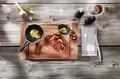 Set de 6 boluri mici ovale VEGA Masca din porțelan, glazură negru mat, 75ml, 11x7x2.7 cm, rezistente la mașina de spălat vase și cuptor cu microunde
