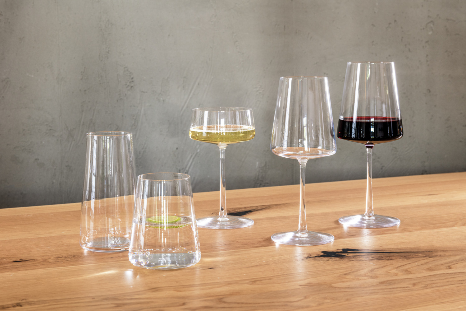 Set de 6 pahare pentru apa Stölzle Lausitz Power, 380ml din cristal, rezistente la spargere, potrivite pentru masina de spalat vase, transparente
