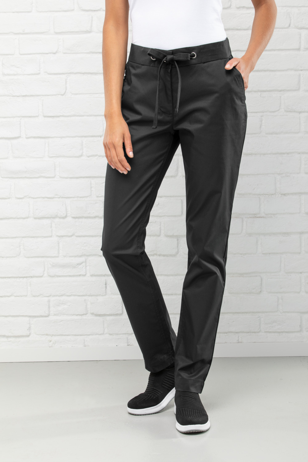 Pantaloni Bucatarari Dame JOBELINE Move, Marime 48, Amestec Bumbac-Poliester, Talie Elasticata, Croiala Conica, Certificare OEKO-TEX, Vestimentar Profesional
