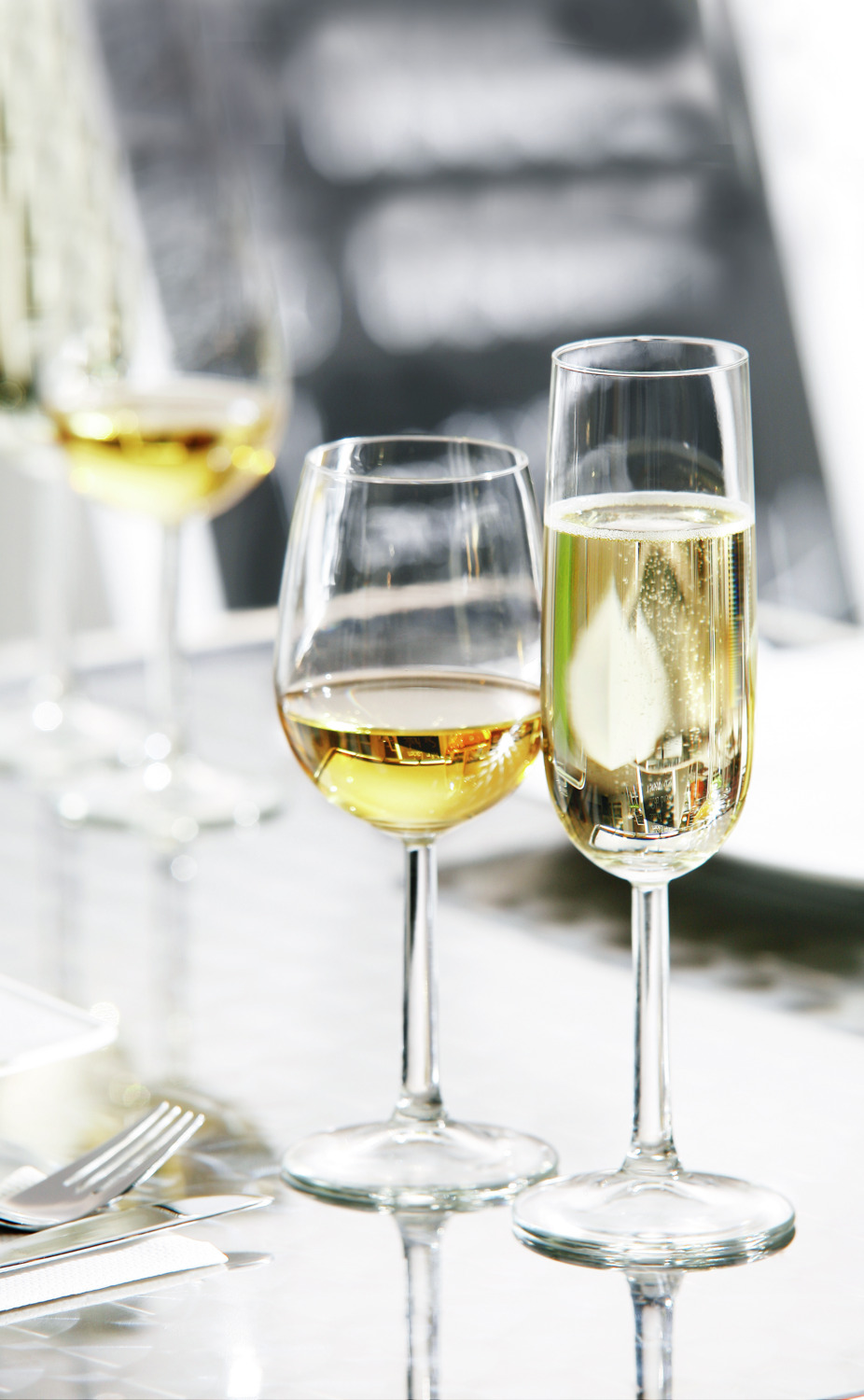Royal Leerdam Bouquet White Wine Glass, 360ml Crisal Glass, High Durability, Dishwasher Safe, 19.3cm Height