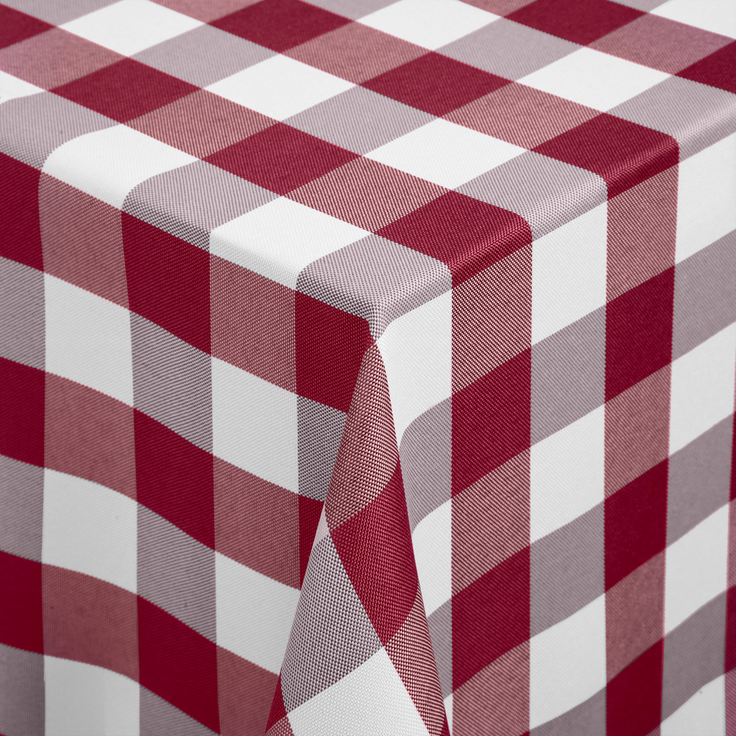 LUSINI Countryline Rectangular Tablecloth, 100% Polyester, 130 x 220 cm, Rustic Check Pattern, OEKO-TEX Standard 100, Durable and Easy Care