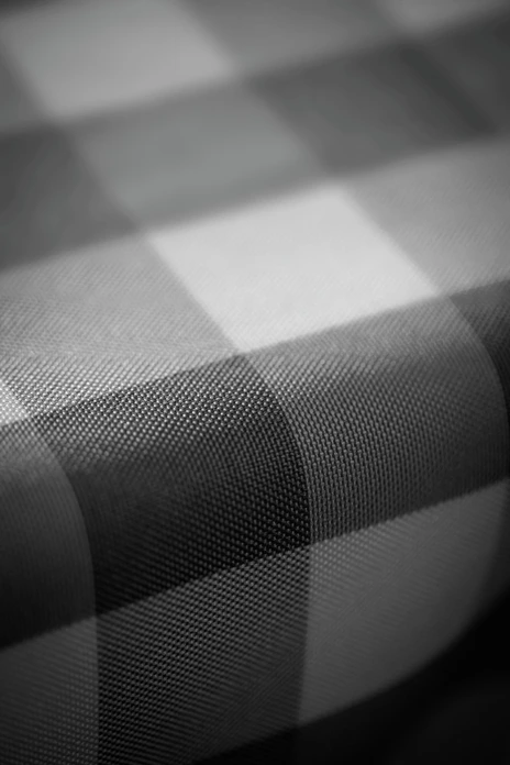 ERWIN M. LUSINI Countryline Square Tablecloth, 150 x 150 cm, 100% Polyester, Grey Checkered Pattern, OEKO-TEX Standard 100, Durable and Easy Care