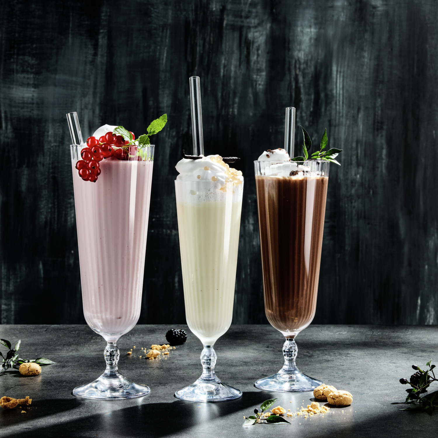 Bormioli Rocco America 20s Sling Cocktail Glass Set of 6, 400ml Vintage Style Transparent Glass, Dishwasher Safe, Made in Italy