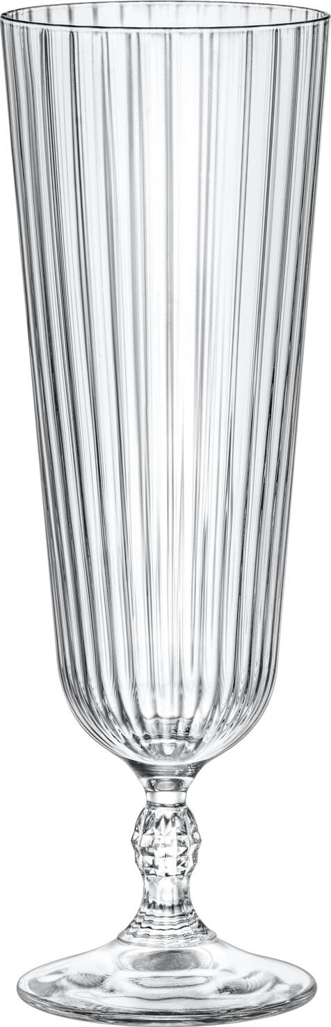 Bormioli Rocco Bormioli Luigi S.p.A. Cocktail glass America 20s Cocktailglas America 20s Cocktail glass America 20s; 400 ml, 7.45x22.4 cm (ØxH); transparent; 6 piece / pack Cocktailglas America 20s; 400 ml, 7.45x22.4 cm (ØxH); transparent; 6 Stück / Pack Vintage cocktail glass in American diner style. Dishwasher safe. Can also be used as an ice cream cup or for milkshakes. Vintage Cocktailglas im American-Diner-Stil. Spülmaschinenfest. Auch als Eisbecher oder für Milchshakes verwendbar.