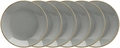 VEGA Sidina Deep Coupe Plates, Porcelain, 26 cm Diameter, 500 ml, Grey, Dishwasher and Microwave Safe, Set of 6