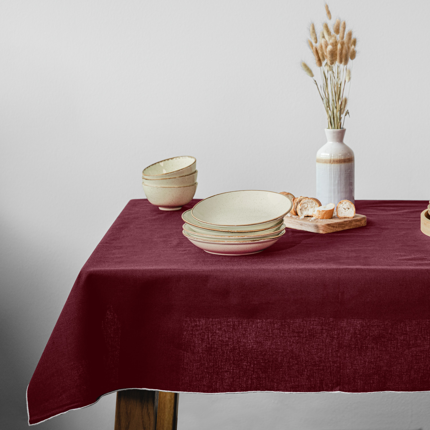 VEGA Sidina Deep Coupe Plate Set of 6, 21 cm Porcelain Rimless Bowls, 300 ml, Beige, Microwave and Dishwasher Safe, Professional Catering Grade