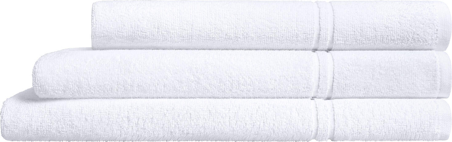 Prosop de baie ERWIN M. Dina, 100% bumbac terry rasucit, 100 x 150 cm, Alb, Certificare OEKO-TEX Standard 100, Material Durabil de Inalta Calitate