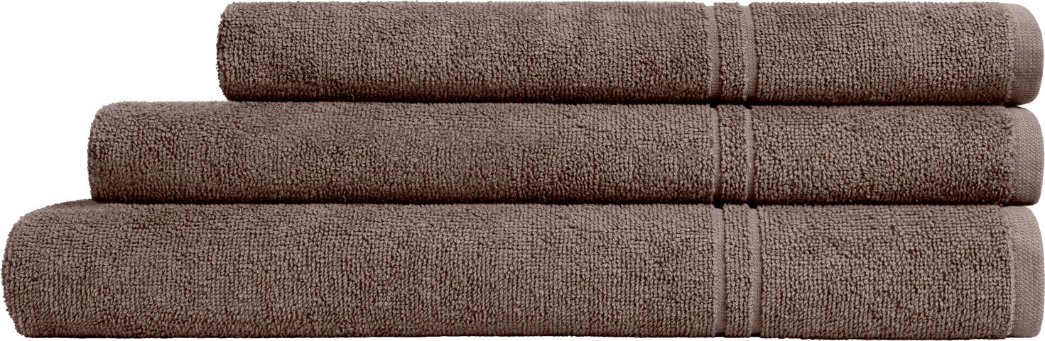 Prosop de baie ERWIN M. Dina, 100% bumbac terry twisted, 100 x 150 cm, 500 g/m², Certificare OEKO-TEX Standard 100, Taupe