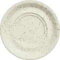 Farfurii pentru supa si combinat VEGA Alessia din porțelan colorat, design cu pete irregulare, diametru 18 cm, rezistente la masina de spalat vase si cuptor cu microunde, set de 6 piese