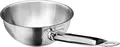 VEGA Professional Sauté Pan, 16 cm, 1.2 L, Height 7 cm, 18/10 Chrome Nickel Stainless Steel, Matt Brushed, Thick Sandwich Base with Aluminum Core, All Stoves, Dishwasher Safe