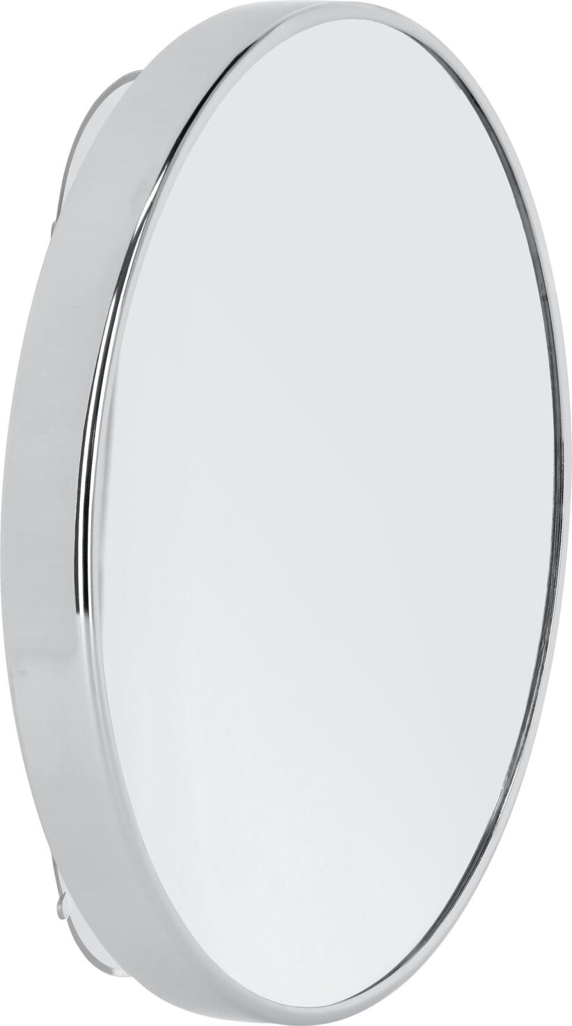 PULSIVA LUSINI Solutions GmbH Magnifying mirror Zerko with suction cup Vergrößerungsspiegel Zerko mit Saugnapf Magnifying mirror Zerko with suction cup; 17 cm (Ø); silver; round Vergrößerungsspiegel Zerko mit Saugnapf; 17 cm (Ø); silber; rund Round magnifying mirror made of chrome-plated metal and plastic. Magnification: 10x, depending on the distance to the mirror. With extra-strong suction cups. Suitable for damp rooms. Easy to mount on tiles or wall mirrors. Runder Vergrößerungsspiegel aus verchromtem Metall und Kunststoff. Vergrößerung: 10-fach, je nach Abstand zum Spiegel. Mit extrastarken Saugnäpfen. Feuchtraumgeeignet. Einfache Montage an Fliesen oder Wandspiegel.