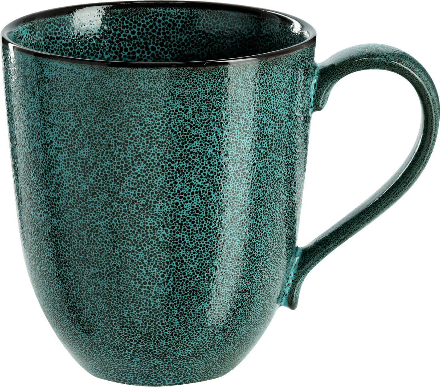 VEGA LUSINI Solutions GmbH Coffee mug Antiqus Kaffeebecher Antiqus Coffee mug Antiqus; 470 ml, 9.5x10.7 cm (ØxH); teal; 6 piece / pack Kaffeebecher Antiqus; 470 ml, 9.5x10.7 cm (ØxH); petrol; 6 Stück / Pack Porcelain mug in trendy colors. The combi saucer is suitable for all cup sizes. Dishwasher safe and microwaveable. Becher-Obertasse aus Porzellan in angesagten Farben. Die Kombi-Untertasse passt zu allen Tassengrößen. Spülmaschinenfest und mikrowellengeeignet.