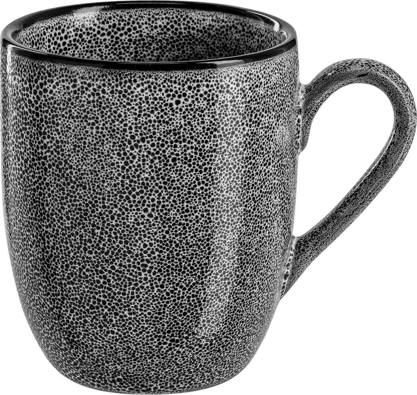 VEGA LUSINI Solutions GmbH Coffee mug Antiqus Kaffeebecher Antiqus Coffee mug Antiqus; 350 ml, 8x9.7 cm (ØxH); grey; 6 piece / pack Kaffeebecher Antiqus; 350 ml, 8x9.7 cm (ØxH); grau; 6 Stück / Pack Porcelain mug in trendy colors. The combi saucer is suitable for all cup sizes. Dishwasher safe and microwaveable. Becher-Obertasse aus Porzellan in angesagten Farben. Die Kombi-Untertasse passt zu allen Tassengrößen. Spülmaschinenfest und mikrowellengeeignet.