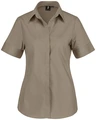 Jobeline Fiore Women's Short Sleeve Blouse, Cotton-Polyester Blend, Regular Fit, Easy-Care, OEKO-TEX Certified