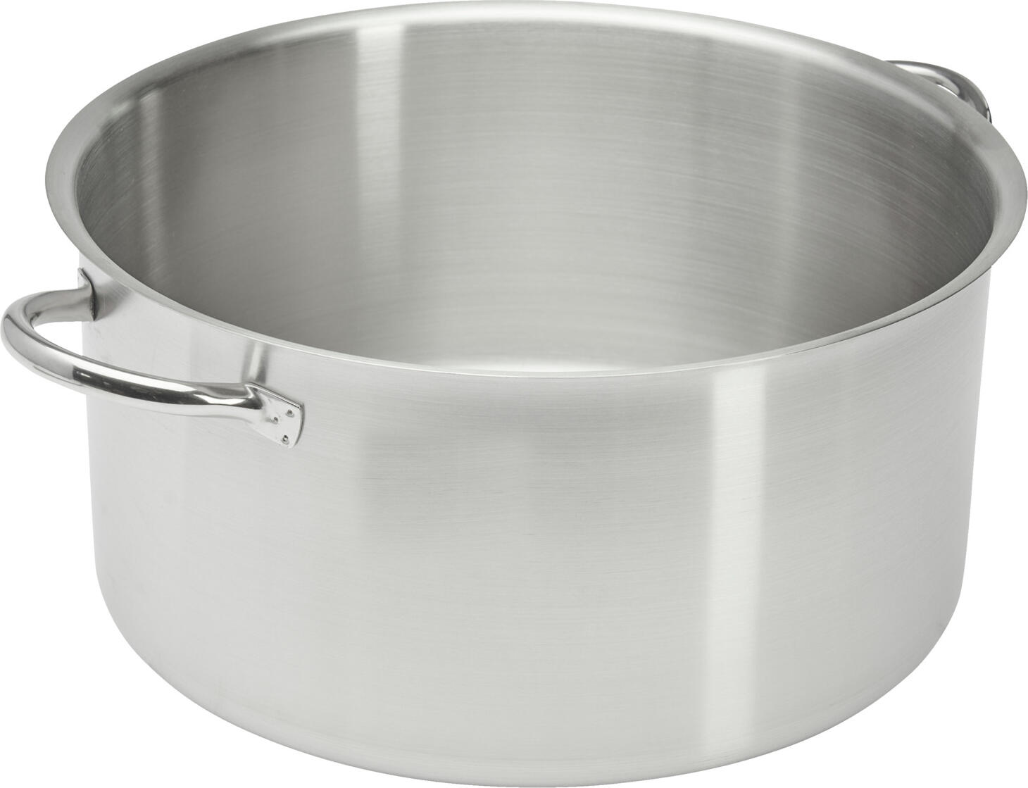 Roasting pot Prim Appety Bratentopf Prim Appety Roasting pot Prim Appety; 36 cm (Ø); silver Bratentopf Prim Appety; 36 cm (Ø); silber The De Buyer Prim Appety roasting pot has been developed for intensive use in the restaurant, hotel and catering sectors. Made from high-quality AISI 304 stainless steel, it impresses with its high durability, hygienic properties and even heat distribution. Thanks to its sturdy sandwich base, heat is distributed quickly and efficiently across the entire base surface. The roasting pot is ideal for braising, boiling and slow cooking meat, vegetables, soups or stews. The rounded body with no sharp edges makes cleaning easier and ensures safe handling in everyday professional kitchen use. The ergonomic stainless steel handles are spot-welded in several places and offer stability as well as comfortable handling, even under heavy use. The integrated all-round pouring rim enables drip-free and precise pouring. Key benefits at a glance: * Professional-grade AISI 304 stainless steel * Sandwich base for even heat distribution * All-round pouring rim for clean pouring * Suitable for all hob types, including induction * Ideal for braising, boiling and slow cooking * Satin-brushed finish * Smooth, hygienic interior surface * Multi-spot-welded stainless steel handles * Dishwasher-safe * Professional, robust and durable With the Prim Appety range, De Buyer offers reliable professional cookware for modern HORECA establishments. Der De Buyer Prim Appety Bratentopf wurde für den intensiven Einsatz in Gastronomie, Hotellerie und Catering entwickelt. Gefertigt aus hochwertigem Edelstahl AISI 304 überzeugt er durch hohe Widerstandsfähigkeit, hygienische Eigenschaften und eine gleichmäßige Wärmeverteilung. Dank des starken Sandwichbodens wird die Hitze schnell und effizient auf der gesamten Bodenfläche verteilt. Der Bratentopf eignet sich ideal zum Schmoren, Kochen und langsamen Garen von Fleisch, Gemüse, Suppen oder Eintöpfen. Der gerundete Körper ohne scharfe Kanten erleichtert die Reinigung und sorgt für sicheres Handling im professionellen Küchenalltag. Die ergonomischen Edelstahlgriffe sind mehrfach punktgeschweißt und bieten Stabilität sowie komfortables Arbeiten auch bei hoher Belastung. Der integrierte Rundum-Schüttrand ermöglicht tropffreies und präzises Ausgießen. Vorteile im Überblick: * Edelstahl AISI 304 in Profiqualität * Sandwichboden für gleichmäßige Wärmeverteilung * Rundum-Schüttrand für sauberes Ausgießen * Für alle Herdarten inklusive Induktion geeignet * Ideal zum Schmoren, Kochen und langsamen Garen * Satiniertes Bürstenfinish * Glatte, hygienische Innenoberfläche * Mehrfach punktgeschweißte Edelstahlgriffe * Spülmaschinenfest * Professionell, robust und langlebig Mit der Prim Appety Serie bietet De Buyer zuverlässiges Profi-Kochgeschirr für moderne HORECA-Betriebe.