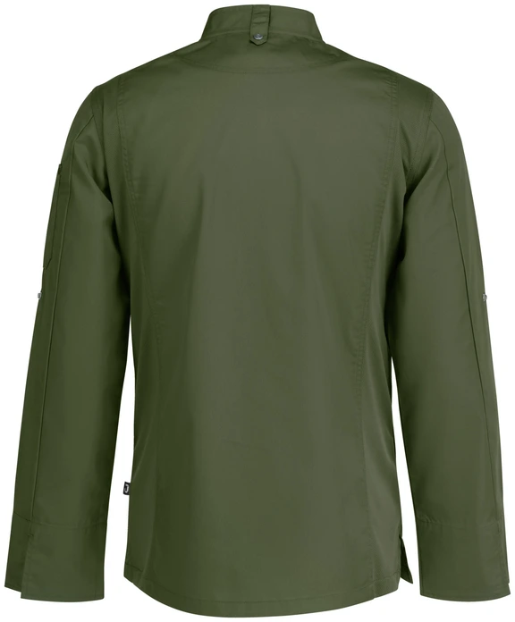 Jacket de Bucatar Barbati Jobeline Carter cu Maneca Lunga, Poliester 65% Bumbac 35%, Insertii din Plasa Respirabila, Maneci Roll-up, OEKO-TEX Standard 100