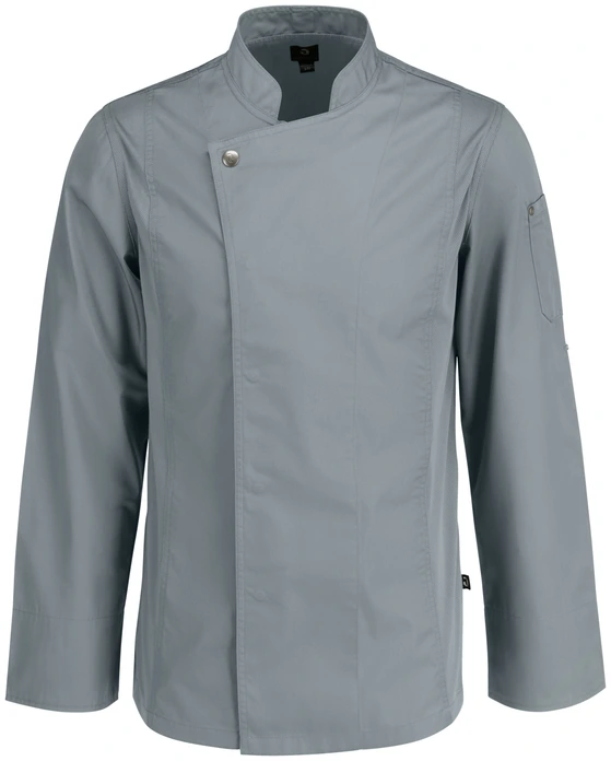 Jacket Bucatar Jobeline Carter cu Maneca Lunga pentru Barbati, 65% Poliester 35% Bumbac, Insertii din Plasa Respirabila, Gri, OEKO-TEX Standard 100