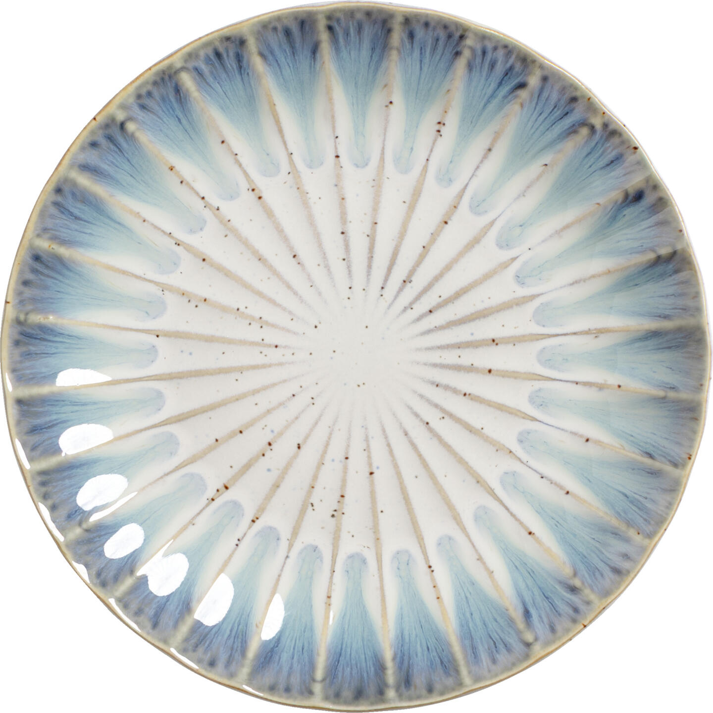 VEGA LUSINI Solutions GmbH Plate Flora flat Teller Flora flach Plate Flora flat; 20.5x2.7 cm (ØxH); blue/beige; round; 4 piece / pack Teller Flora flach; 20.5x2.7 cm (ØxH); blau/beige; rund; 4 Stück / Pack The porcelain plates in the Flora range have been developed to meet the high standards of modern catering establishments and support a professional, visually appealing presentation of food. The distinctive relief design, inspired by the shape of a blossoming flower, lends each plate an elegant texture and deliberately draws attention to the dish – without dominating the presentation. A key design feature of the range is the size-dependent relief patterns. On smaller plates, the delicate relief extends further towards the centre of the plate, creating an overall understated and delicate effect. Larger sizes, particularly the 33 cm plate, feature the relief more prominently at the rim, creating a striking frame – ideal for expressive plating and signature dishes. These differences are a deliberate part of the design and do not constitute a quality variation. Made from durable porcelain, the plates are designed for intensive use in restaurant, hotel and catering environments. The Flora range enables a cohesive yet vibrant table setting and is suitable for both fine-dining concepts and high-quality, modern catering formats. Advantages & Features: * Porcelain plates for professional catering use * Floral relief design with deliberately varying detail depending on plate size * A harmonious balance between form and function * Suitable for starters, main courses and creative plating * Durable, catering-grade porcelain * Suitable for use in restaurants, hotels, catering and fine dining **Storage instructions:** Due to the distinctive flower-shaped design, we recommend stacking no more than 8 plates with a diameter of approx. 33.8 cm on top of one another. This helps to avoid excessive weight stress and supports the long-term durability of the product. Die Porzellan?Teller der Serie Flora wurden für die hohen Anforderungen moderner Gastronomiebetriebe entwickelt und unterstützen eine professionelle, visuell ansprechende Speisenpräsentation. Das charakteristische Reliefdesign, inspiriert von der Form einer sich öffnenden Blume, verleiht jedem Teller eine elegante Struktur und rückt das Gericht bewusst in den Mittelpunkt – ohne die Präsentation zu dominieren. Ein zentrales Gestaltungsmerkmal der Serie sind die größenabhängigen Reliefausprägungen. Bei kleineren Tellern zieht sich das feine Relief weiter in die Tellermitte und wirkt insgesamt zurückhaltend und filigran. Größere Formate, insbesondere der 33?cm?Teller, setzen das Relief stärker am Rand ein und erzeugen eine markante Rahmung – ideal für ausdrucksstarke Platings und Signature Dishes. Diese Unterschiede sind bewusst Teil des Designs und stellen keine Qualitätsabweichung dar. Gefertigt aus langlebigem Porzellan sind die Teller auf den intensiven Einsatz im Restaurant?, Hotel? und Cateringumfeld ausgelegt. Die Serie Flora ermöglicht ein einheitliches, dennoch lebendiges Tischkonzept und eignet sich sowohl für Fine?Dining?Konzepte als auch für hochwertige, moderne Gastronomieformate. Vorteile & Eigenschaften: * Porzellan?Teller für den professionellen Gastronomieeinsatz * florales Reliefdesign mit bewusst variierender Ausprägung je Tellergröße * harmonische Balance zwischen Struktur und Funktion * geeignet für Vorspeisen, Hauptgerichte und kreative Platings * langlebiges, gastronomietaugliches Porzellan * einsetzbar in Restaurant, Hotel, Catering und Fine Dining **Hinweis zur Lagerung:** Aufgrund der besonderen blütenförmigen Gestaltung empfehlen wir, die Teller mit einem Durchmesser von ca. 33,8 cm mit maximal 8 Stück übereinander zu stapeln. Dies hilft, eine übermäßige Gewichtsbelastung zu vermeiden und die langfristige Haltbarkeit des Produkts zu unterstützen.