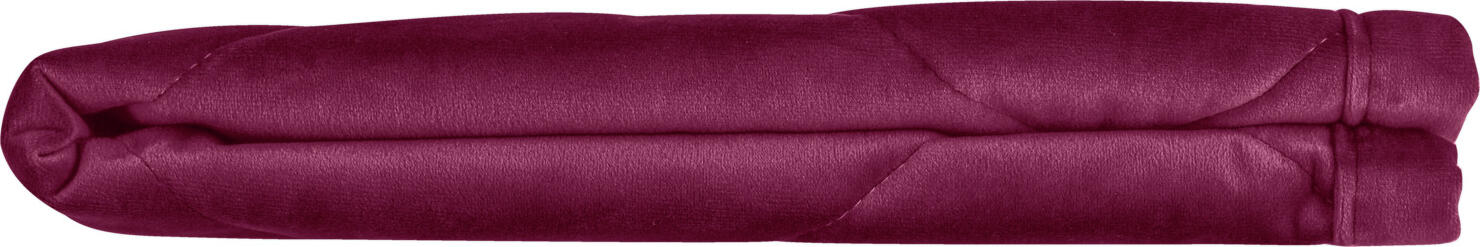 Erwin M. Lusini Samara Diamond Bedspread, 230 x 260 cm, Burgundy, 100% Polyester Velour, Diamond Quilting, OEKO-TEX Standard 100 Certified
