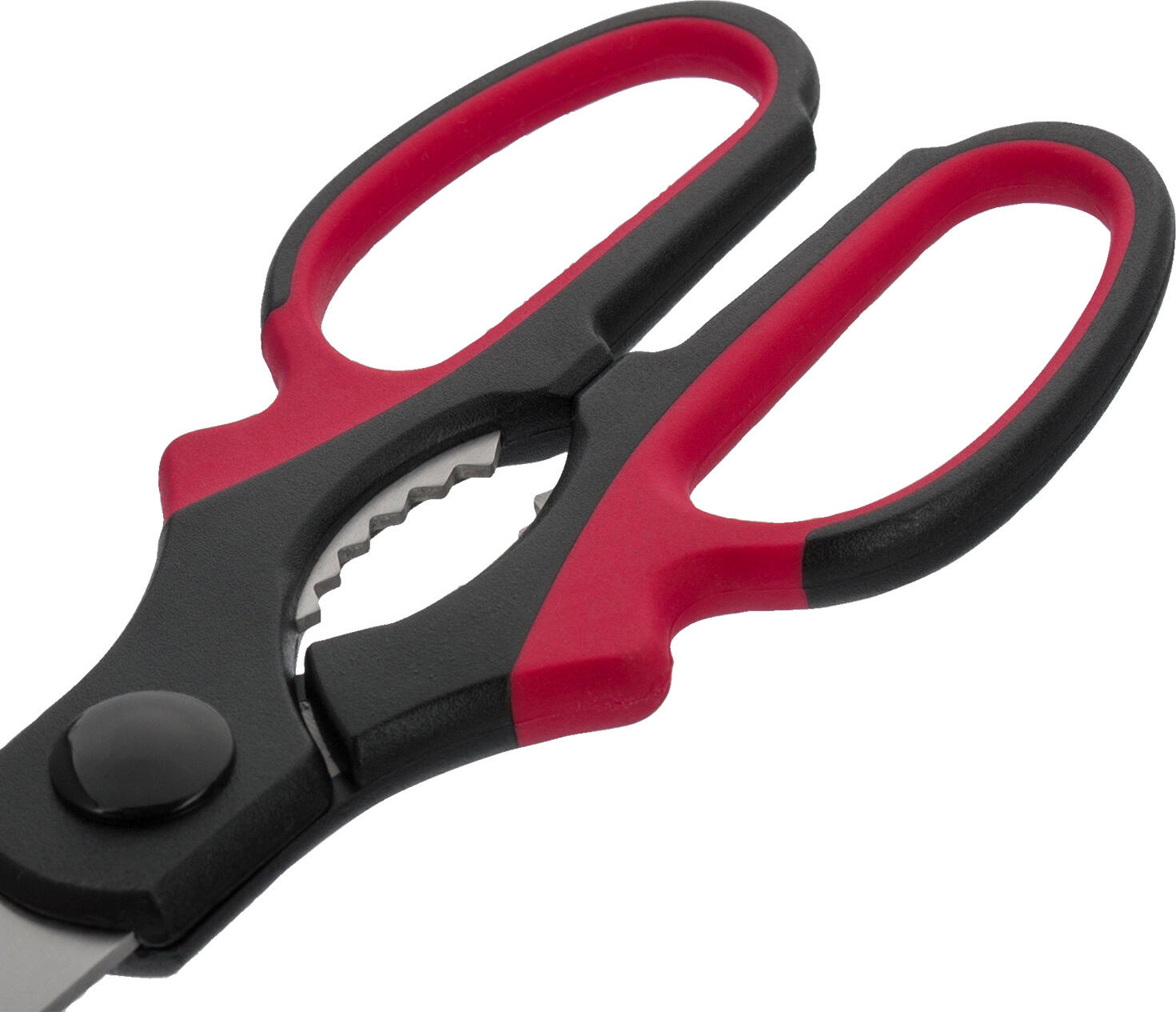 Westmark Universal Scissors, Stainless Steel Blades with Polypropylene Handle, 21 cm All-Purpose Household and Kitchen Shears, Rustproof with Integrated Serrated Opener for Tubes and Caps, Dishwasher Safe