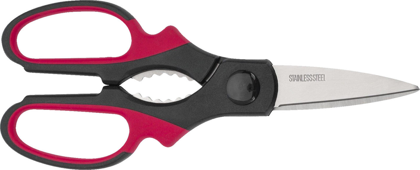 Westmark Universal Scissors, Stainless Steel Blades with Polypropylene Handle, 21 cm All-Purpose Household and Kitchen Shears, Rustproof with Integrated Serrated Opener for Tubes and Caps, Dishwasher Safe