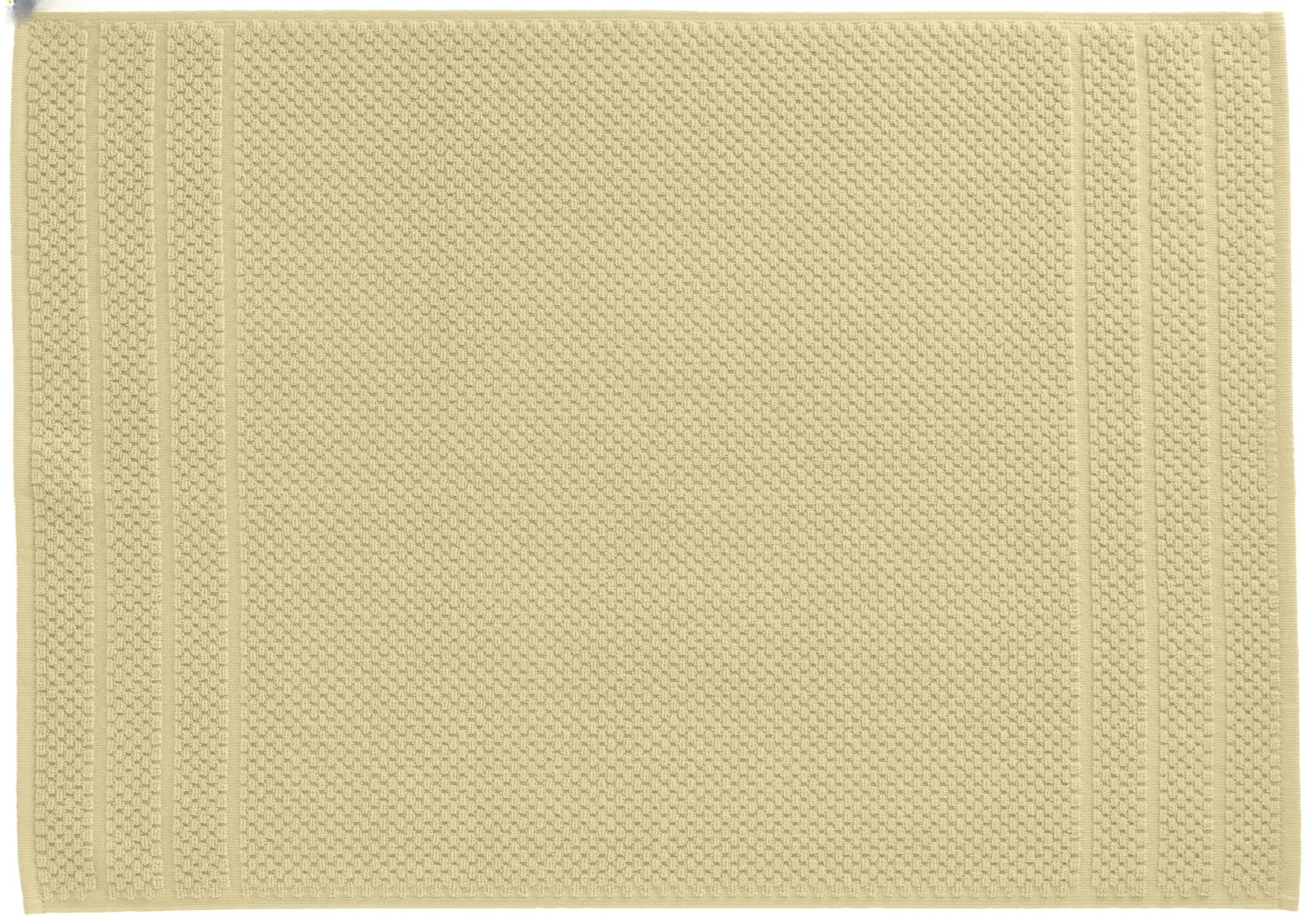 ERWIN M. LUSINI Solutions GmbH Bath mat Tavira Badematte Tavira Bath mat Tavira ; 50x70 cm (WxL); mustard Badematte Tavira ; 50x70 cm (BxL); senf 100% cotton. Weight approx. 700 g/m². Super-absorbent single-ply terry bath mat with high-quality Low Twist special yarns made of pure cotton. The bath mat has an impressively soft feel and modern waffle texture. 100 % Baumwolle. Gewicht ca. 700 g/m². Super saugfähige Walkfrottier Badematte mit hochwertigen Low Twist Spezialgarnen. Dank der speziellen Garnkonstruktion trocknen diese Tücher schneller als vergleichbare Handtücher aus reiner Baumwolle. Die Badematte überzeugt durch seine weiche Haptik und die moderne Waffelstruktur.