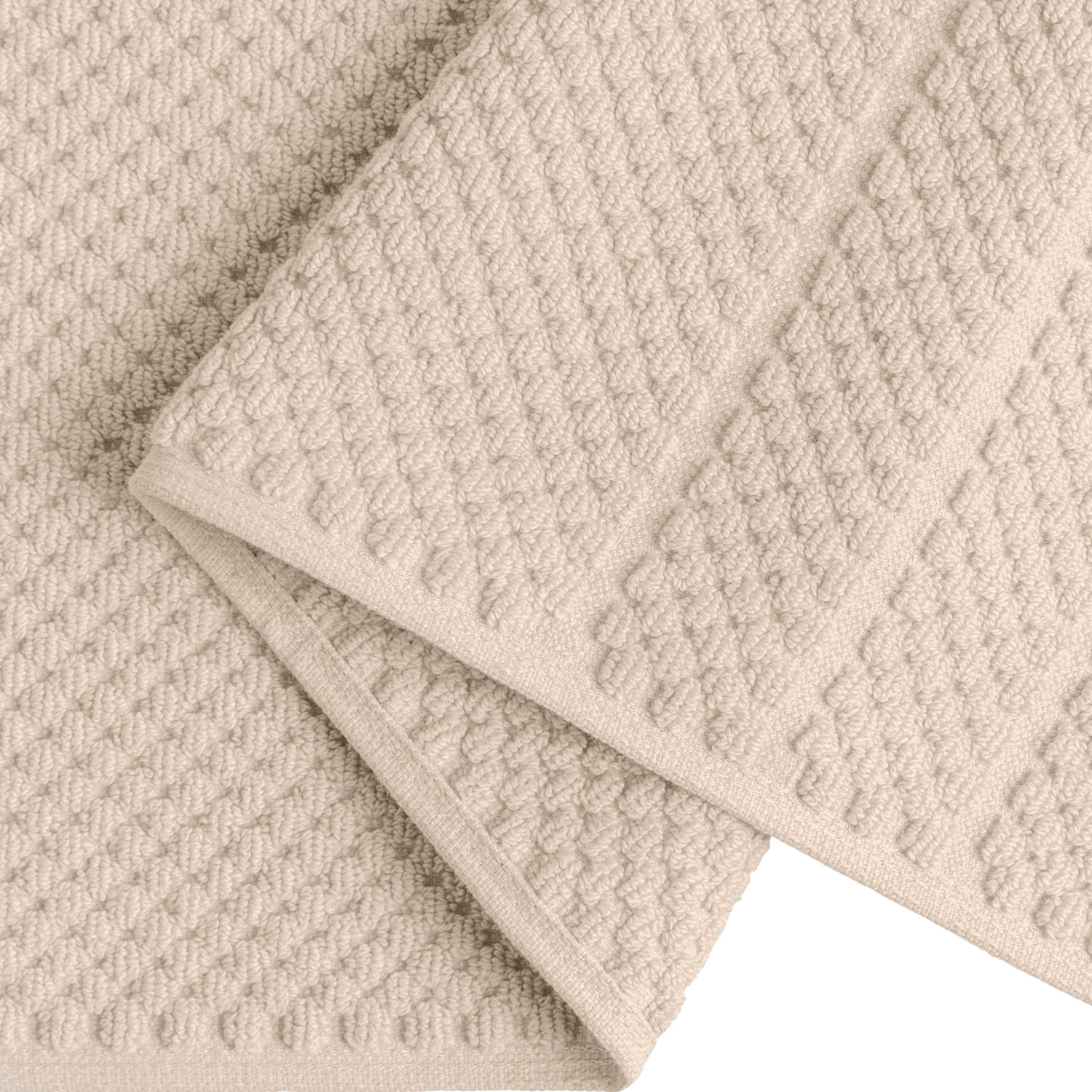 ERWIN M. LUSINI Tavira Bath Mat, 100% Cotton Waffle Texture Walked Terry, Super-Absorbent Fast-Drying, 50 x 70 cm, OEKO-TEX Standard 100