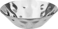 VEGA Sonna Fruit and Bread Bowl, Hammered Chrome-Nickel Stainless Steel 14/4, Silver, 16 cm Diameter, 5 cm Height, Dishwasher Safe, Stackable