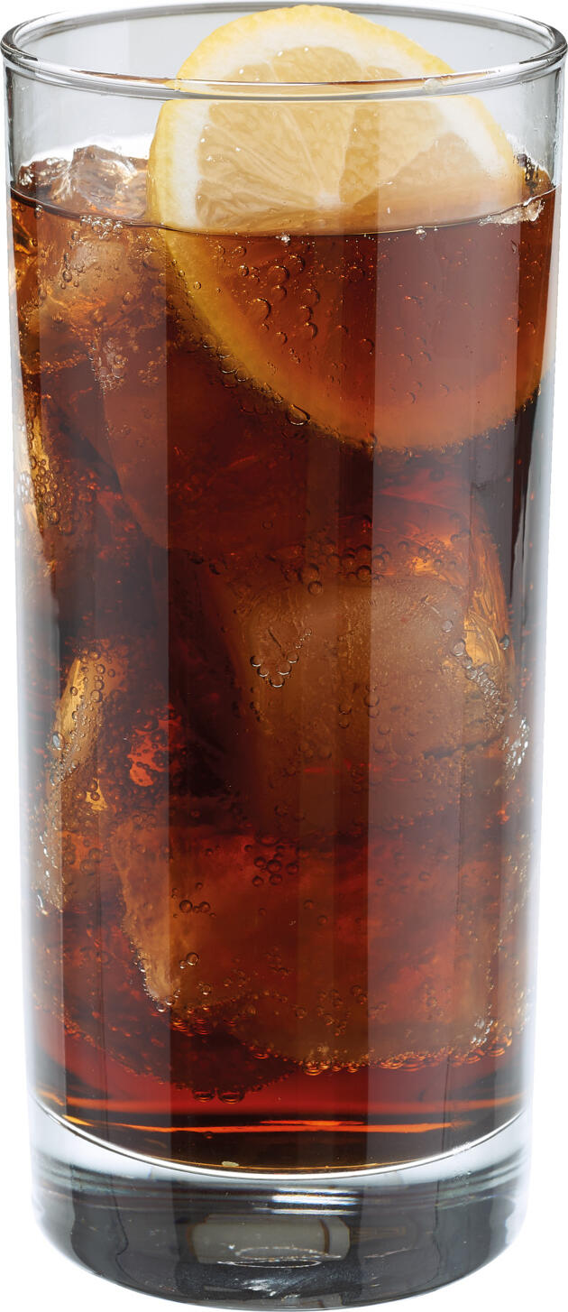 Pasabahce Trentino Long Drink Glass Set of 12, 290 ml, Transparent Glass, Robust Thick-Walled with Ice Bottom, Dishwasher Safe, 6.2 x 13.4 cm