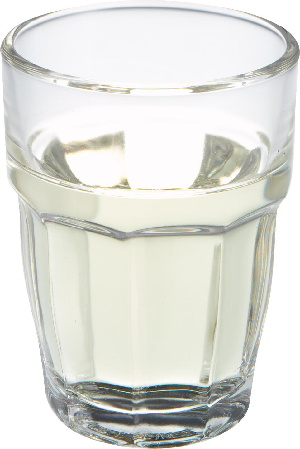 Set de 24 piese Pahare Bormioli Rocco Rock Bar, 170 ml, Sticla Temperata Transparenta, Stivuibile, Rezistente la Masina de Spalat Vase, Made in Italy