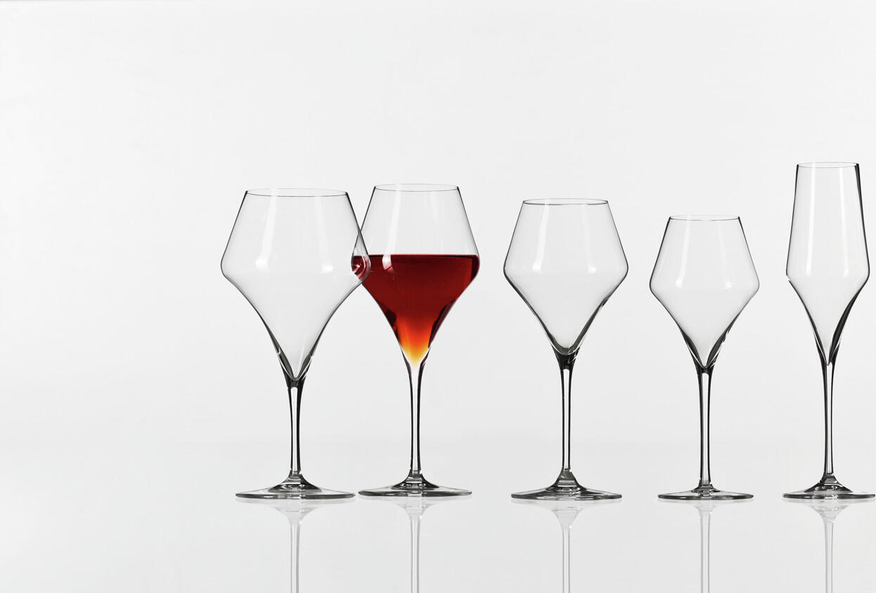 Set de 6 pahare pentru vin alb VEGA Society, 380ml din cristal de calitate superioară, înălțime 21.7cm, rezistente la mașina de spălat vase, transparente