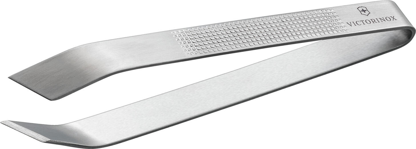 Victorinox Victorinox AG Cooking tongs herringbone Kochpinzette Fischgräte Cooking tongs herringbone; 12x1.1 cm (LxW); silver Kochpinzette Fischgräte; 12x1.1 cm (LxB); silber The Victorinox fishbone tweezers are the ideal kitchen tool for the precise and clean removal of fish bones. Made from high-quality stainless steel, these tweezers impress with their durable construction, precise tips and a secure, non-slip grip. With their compact length of 12 cm, they fit comfortably in the hand and enable professional results in the home kitchen or catering environment. The specially shaped tips reliably grip even the finest fish bones without damaging the delicate fish fillet. In addition, the Victorinox tweezers are ideal for delicate kitchen tasks and the precise plating of dishes. Thanks to the dishwasher-safe stainless steel, cleaning is particularly easy and hygienic. With the Victorinox fishbone tweezers, you bring professional precision and Swiss quality standards straight into your kitchen. Product features: * Precision fishbone tweezers made from stainless steel * Ideal for removing fish bones * Non-slip handle for a secure grip * Dishwasher-safe * Compact length: 12 cm * High-quality craftsmanship from Victorinox Die Victorinox Fischgrätenpinzette ist das ideale Küchenwerkzeug für präzises und sauberes Entfernen von Fischgräten. Gefertigt aus hochwertigem rostfreiem Edelstahl überzeugt die Pinzette durch ihre langlebige Verarbeitung, exakte Präzisionsspitzen und einen sicheren, rutschfesten Griff. Mit ihrer kompakten Länge von 12 cm liegt sie angenehm in der Hand und ermöglicht professionelles Arbeiten in der heimischen Küche oder Gastronomie. Die speziell geformten Spitzen greifen selbst feine Fischgräten zuverlässig, ohne das empfindliche Fischfilet zu beschädigen. Zusätzlich eignet sich die Victorinox Pinzette hervorragend für filigrane Küchenarbeiten und präzises Anrichten von Speisen. Dank spülmaschinengeeignetem Edelstahl ist die Reinigung besonders einfach und hygienisch. Mit der Victorinox Fischgrätenpinzette holen Sie sich professionelle Präzision und Schweizer Qualitätsanspruch direkt in Ihre Küche. Produkteigenschaften: * Präzise Fischgrätenpinzette aus Edelstahl (rostfrei) * Ideal zum Entfernen von Fischgräten * Rutschfester Griff für sicheren Halt * Spülmaschinengeeignet * Kompakte Länge: 12 cm * Hochwertige Verarbeitung von Victorinox