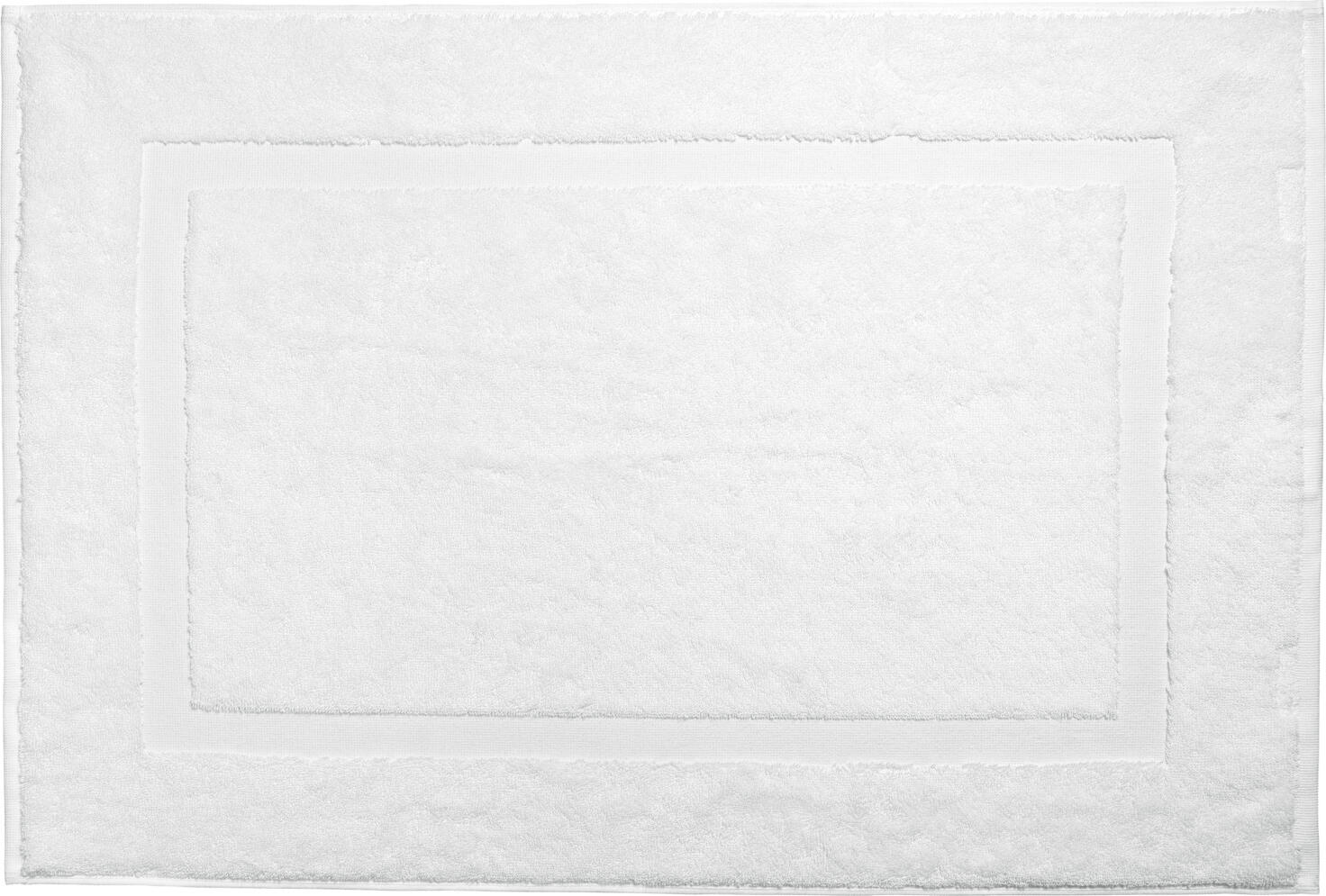 ERWIN M. LUSINI Solutions GmbH Bath mat Motion Badematte Motion Bath mat Motion; 50x70 cm (WxL); white Badematte Motion; 50x70 cm (BxL); weiß 65% cotton, 35% rayon. Weight approx. 800 g/m². High-quality single-ply terry bath mat in the premium segment, voluminous terry with a cotton-soft feel, The rayon fiber with its silk-like property creates a unique fabric appearance and exquisite appearance. Personalization possible. 65 % Baumwolle, 35 % Rayon. Gewicht ca. 800 g/m². Hochwertige Walkfrottier Badematte im Premiumsegment, voluminöses Frottier mit watteweichem Griff, Die Rayonfaser schafft mit ihrer seidenähnlichen Eigenschaft ein einmaliges Warenbild und exquisiten Auftritt. Personalisierung möglich.