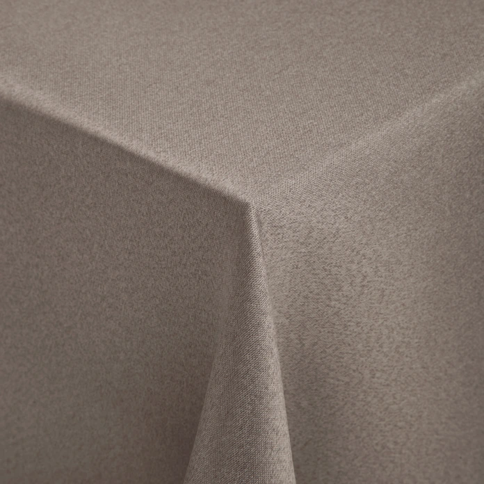 ERWIN M. LUSINI Solutions GmbH Tablecloth Ambita Satin Tischdecke Ambita Satin Tablecloth Ambita Satin; 130x170 cm (WxL); taupe; rectangular Tischdecke Ambita Satin; 130x170 cm (BxL); taupe; rechteckig 100% polyester. Weight approx. 270 g/m². Timeless tablecloth with silky smooth surface. High quality envelope hem. High lightfastness. Stain resistant finish. Can be combined with Ambita structure. Suitable for indoor and protected outdoor use. Particularly easy-care, hard-wearing and quick-drying. Personalization possible. 100 % Polyester. Gewicht ca. 270 g/m². Zeitlose Tischdecke mit seidig glatter Oberfläche. Hochwertiger Kuvertsaum. Hohe Lichtechtheit. Fleckschutz-Ausrüstung. Kombinierbar mit Ambita Struktur. Für den Innen- und geschützten Außenbereich geeignet. Besonders pflegeleicht, strapazierfähig und schnell trocknend. Personalisierung möglich.