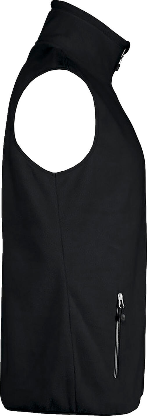 Printer Active Wear Torge Men's Fleece Vest, Size XL, 100% Polyester 280 g/m², Breathable Quick-Drying Non-Iron, Stand-up Collar, 4 Pockets with Zips