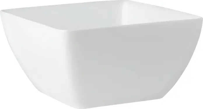 VEGA LUSINI Bali Porcelain Serving Bowl, White, 1800 ml, 10 cm Height, Dishwasher and Microwave Safe