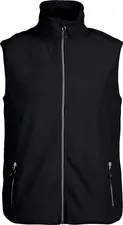 Printer Active Wear Men's fleece vest Torge Herren-Fleeceweste Torge Men's fleece vest Torge; Size L; black Herren-Fleeceweste Torge; Kleidergröße L; schwarz 100 % polyester. 280 g/m². 30 °C wash. Easy-care, breathable fleece vest for men brushed on both sides. With a stand-up collar, 2 side pockets with zips and bordered elastic cuffs on the armholes and hem. 2 inside pockets. Zippers in a subtle contrasting color. Slightly tailored shape with a zipper in the middle at the front. Easy-care, quick-drying, non-iron. Embroidery for personalization possible. Back length: 70 cm for size M. 100 % Polyester. 280 g/m². 30°-Wäsche. Pflegeleichte, atmungsaktive und beidseitig angeraute Fleeceweste für Herren. Mit Stehkragen, 2 seitlichen Eingriffstaschen mit Reißverschlüssen und eingefassten elastischen Bündchen an Armausschnitten und Saum. 2 Eingrifftaschen innenliegend. Reißverschlüsse in dezenter Kontrastfarbe. Leicht taillierte Form mit Reisverschluss vorne mittig. Pflegeleicht, schnell trocknend, bügelfrei. Einstickung zur Personalisierung möglich. Rückenlänge: 70 cm in Gr. M