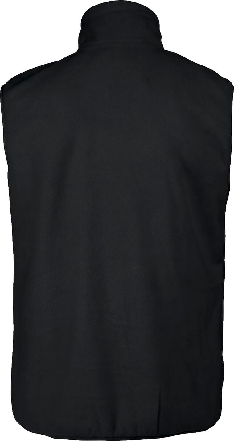 Printer Active Wear Torge Men's Fleece Vest, Size L, 100% Polyester 280 g/m², Breathable Quick-Drying Non-Iron, Stand-up Collar, 4 Pockets with Zips