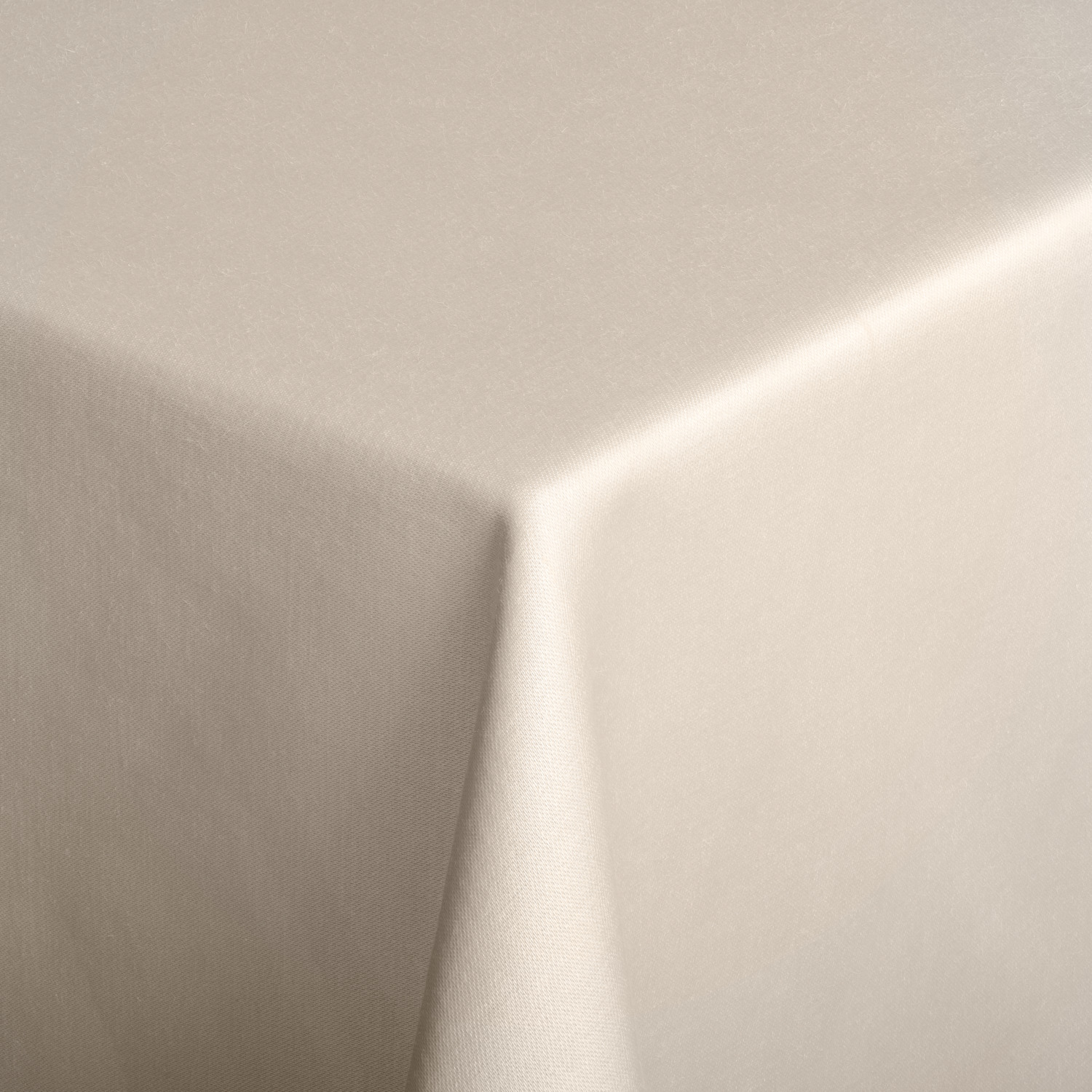 Fata de masa patrata ERWIN M. LUSINI Parla, 80x80 cm, 50% bumbac 50% poliester, Sand, aspect de matase, OEKO-TEX Standard 100