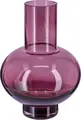 Vaza din sticla colorata Vega Finia, Brombeer, diametru 18 cm, inaltime 22.7 cm
