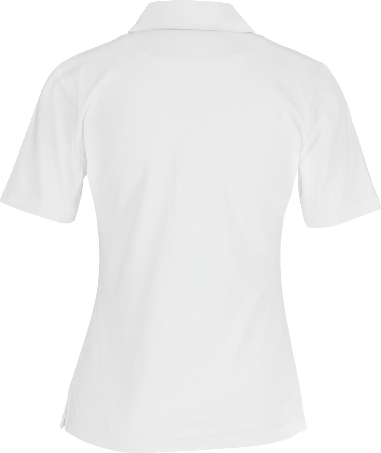 Jobeline Malme Women's Short-Sleeved Polo Shirt, Regular Fit, 95% Cotton 5% Elastane Jersey, 5-Button Placket, Professional Catering and Hotel Wear