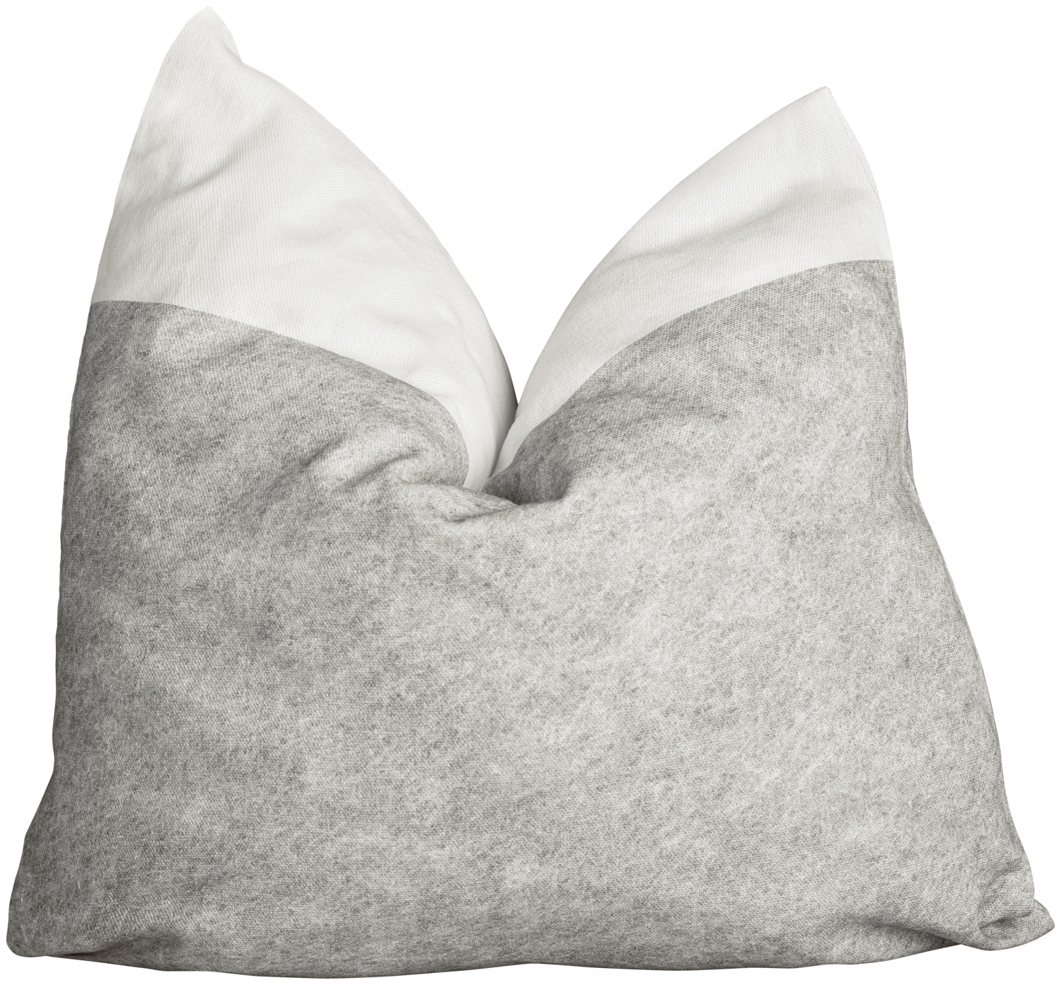 ERWIN M. LUSINI Solutions GmbH Cushion cover Schneespitze Kissenhülle Schneespitze Cushion cover Schneespitze; 50x50 cm (WxL); grey/white Kissenhülle Schneespitze; 50x50 cm (BxL); grau/weiß 100% cotton. Weight approx. 200 g/m². With a pleat down the middle, this two-tone cushion cover transforms into a snow-capped peak. To achieve this effect, the decorative cushion cover should be paired with a feather cushion. Zip fastening for quick and easy fitting. Supplied without filling. 100 % Baumwolle. Gewicht ca. 200 g/m². Mit einer Falte in der Mitte wird aus dieser zweifarbigen Kissenhülle ein Berg mit beschneiter Spitze. Um diesen Effekt erzielen zu können, sollte die Dekokissenhülle mit einem Federkissen kombiniert werden. Reißverschluss für schnelles beziehen. Lieferung ohne Füllung.
