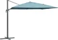 VEGA Elyo Rectangular Cantilever Sunshade, 300x400x275 cm, Turquoise, Powder-coated Aluminum Frame, UV 50+ Polyester, 360 Degree Rotation, Crank Opening