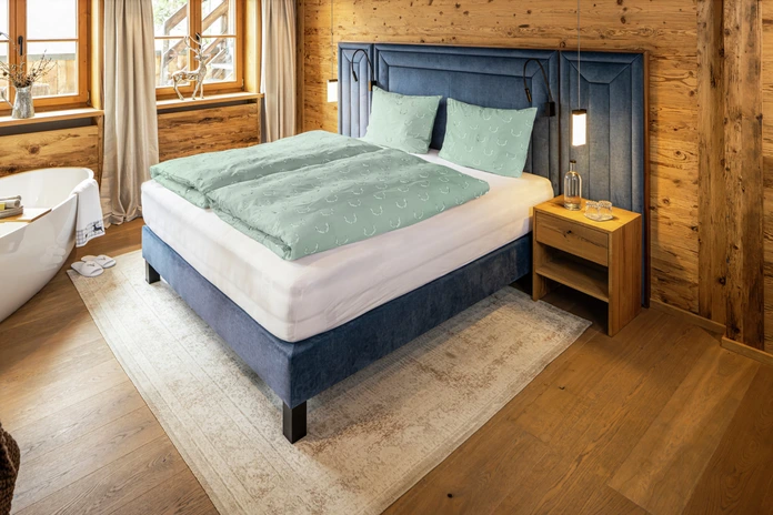 ERWIN M. LUSINI Enns Pillow Cover, 100% Cotton Percale, Printed Antler Design, 65x100 cm, Durable Zipper Closure