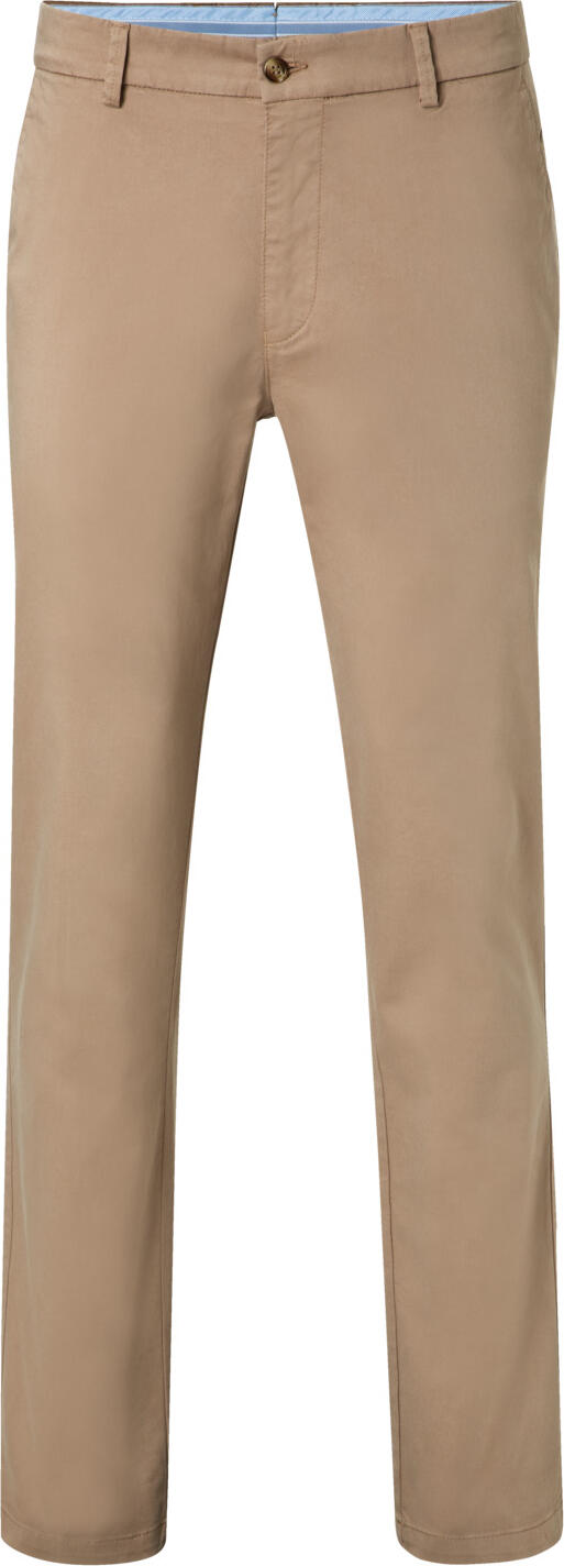 JOBELINE LUSINI Solutions GmbH Men's trousers Chino Herren Hose Chino Men's trousers Chino; Size 46; beige Herren Hose Chino; Kleidergröße 46; beige 97 % cotton, 3 % spandex. 30 °C gentle wash. Casual men's trousers in chino style made of elastic, soft material. In the back with buttoned welt pockets, on the side with slide-in pockets and on the right with integrated pen pocket. At the waistband are belt loops, the elastic band inside prevents the shirt from slipping out. Comfortable cut with narrow, straight leg. Inside leg length: 84.5 cm for size 50. 97 % Baumwolle, 3 % Elasthan. 30°-Schonwäsche. Lässige Herrenhose im Chino-Stil aus elastischem, weichem Material. Mit seitlichen Einschubtaschen inklusive rechts integrierter Stifttasche. Zwei geknöpfte Paspeltaschen am Gesäß. Am Bund befinden sich Gürtelschlaufen. Das innenliegende Gummiband verhindert das Herausrutschen des Hemdes. Bequemer Schnitt mit schmalem, geradem Bein. Innenbeinlänge: 84,5 cm in Gr 50