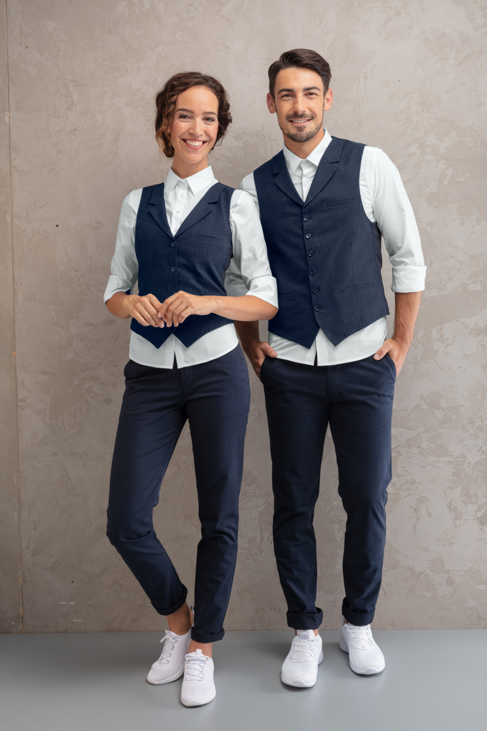 Pantaloni Chino Jobeline pentru Barbati, Croiala Stramta cu Picior Drept, 97% Bumbac 3% Spandex, cu Buzunar pentru Stilou si Elastic la Talie, Navy
